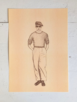 A4 - Mann mit Sonnenbrille