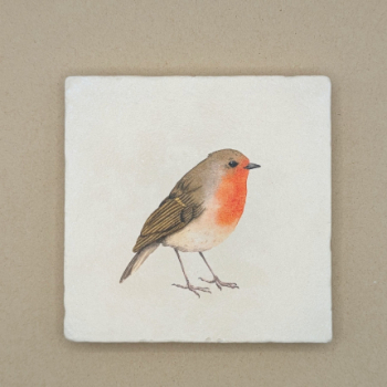 Fliese - Rotkehlchen