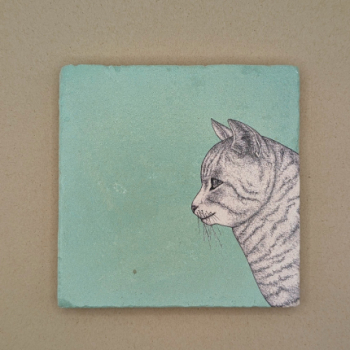 Fliese - Katze