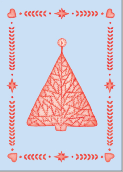 Weihnachtsbaum blau