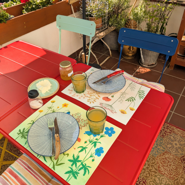 Tischset 40x30 cm - Sommerblumen