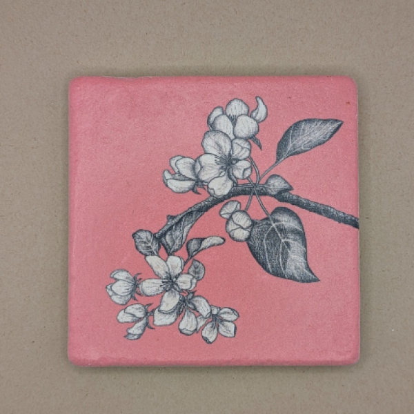 Fliese - Apfelblüte