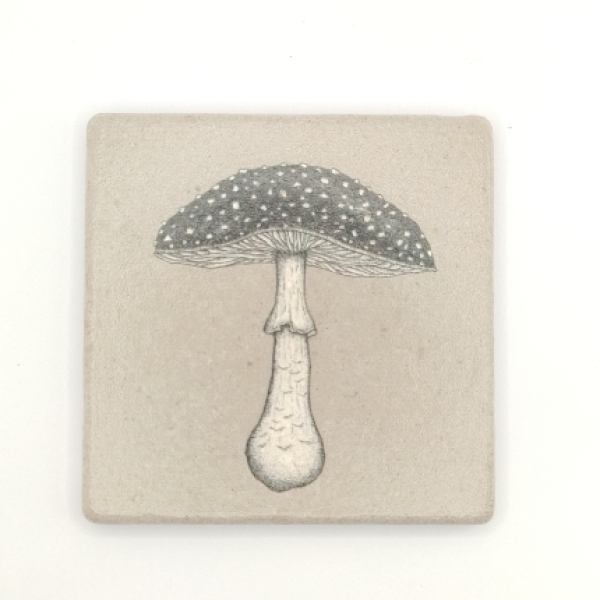 Tile - Fly mushrooms