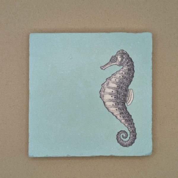 Fliese - Seepferdchen