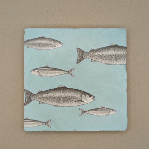 Fliese - Fischschwarm