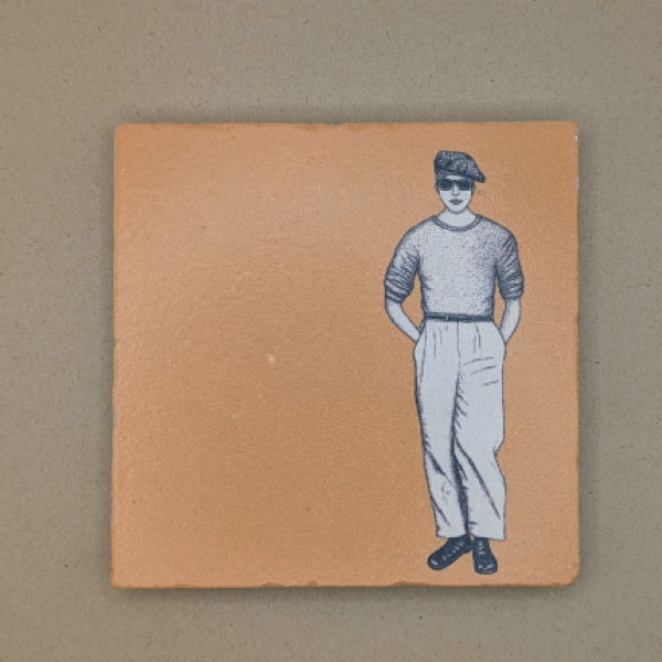 Fliese - Mann mit Sonnenbrille