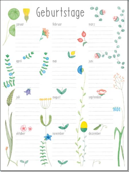 Geburtstagskalender