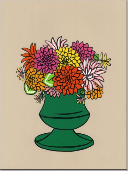 Grüne Vase