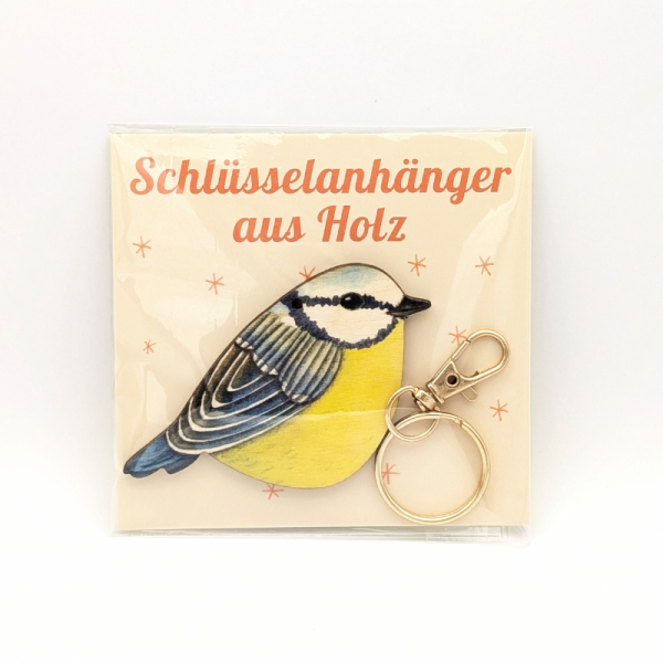 Schlüsselanhänger - Blaumeise